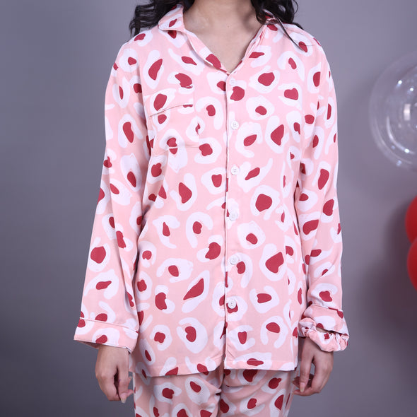 PINK LEOPARD KIDS PJS