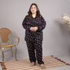 BLACK FLORAL SUMMER LINEN PJS