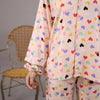 RAINBOW BLISS SUMMER LINEN PJS.