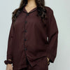 MOCHA SOLID LINEN PJS.