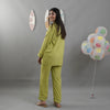 PISTACHIO SOLID SUMMER LINEN PJS