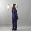 PURPLE PRINTED SUMMER LINEN PJS