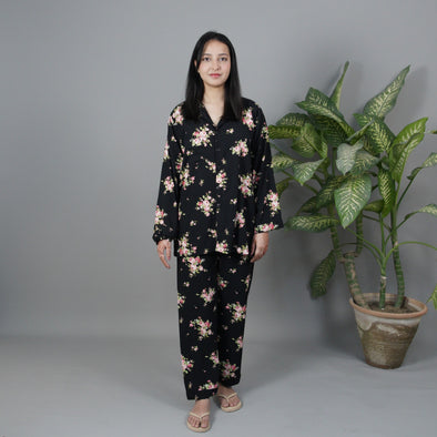 COAL PETALS SUMMER LINEN PJS