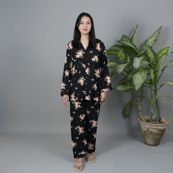 COAL PETALS SUMMER LINEN PJS