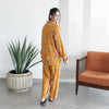 MUSTARD FLORAL SUMMER LINEN PJS