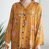 MUSTARD FLORAL SUMMER LINEN PJS
