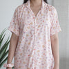 PEACHY PETALS SUMMER LINEN PJS