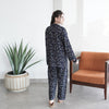 NAVY BLOOM SUMMER LINEN PJS