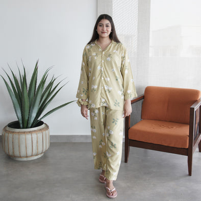 MINTED BLOOM SUMMER LINEN PJS