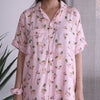 TROPICAL ROSE SUMMER LINEN PJS