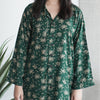 EMERALD BLOSSOM SUMMER LINEN PJS