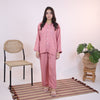 TEA PINK HEARTS SUMMER LINEN PJS