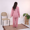 TEA PINK HEARTS SUMMER LINEN PJS