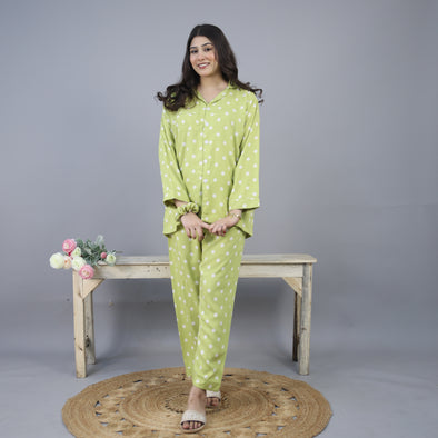 PISTACHIO SUMMER LINEN PJS