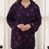 VOILET BLOOM WINTER LINEN PJS