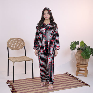 HEART BEAT SUMMER LINEN PJS