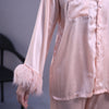 BLUSH FUR SILK PJS