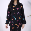 BLACK BUTTERFLIES SUMMER LINEN PJS