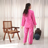 PINK POLKA SUMMER LINEN PJS