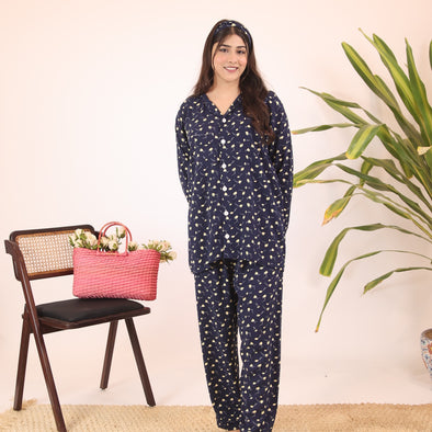 TULIP BLOOM WINTER LINEN PJS