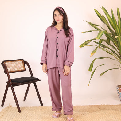 MAUVE SOLID PJS