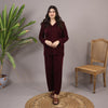 MAROON VELVET PJS