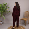 MAROON VELVET PJS