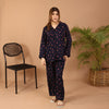 BLUE CHERRIES SUMMER LINEN PJS