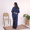 MIDNIGHT FLORA WINTER LINEN PJS