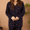 BLUE CHERRIES SUMMER LINEN PJS