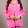 PINK BUTTERFLIES SUMMER LINEN PJS