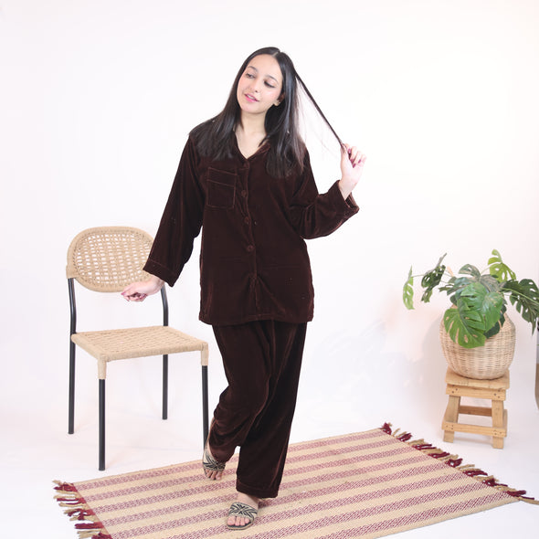 CINAMON VELVET PJS