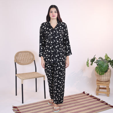 STARRY NIGHTS MID SUMMER LINEN PJS