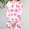 STRAWBERRIES SUMMER LINEN PJS