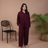 BURGUNDY SOLID PJS