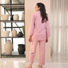 TEA PINK POLKA LINEN PJS