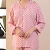 TEA PINK POLKA LINEN PJS