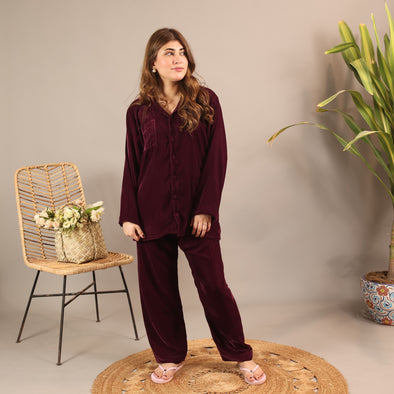 ROSE VELVET PJS