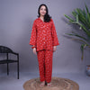 RED FLORA SUMMER LINEN PJS