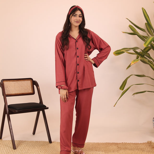 AMBER SOLID PJS