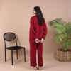 BLOOD RED SOLID PJS