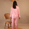 PINK STRIPES SILK PJS