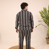 MONOCHROME  STRIPES MENS PJS