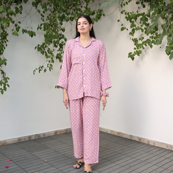 PRETTY IN PINK SUMMER LINEN PJS