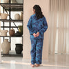 SAPPHIRE BLISS SUMMER LINEN PJS