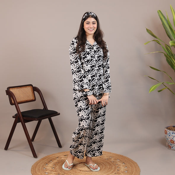 DOODLE DRIFT SUMMER LINEN PJS