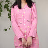 PINK HEARTS SUMMER LINEN PJS