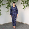 BLUE BLOSSOM SUMMER LINEN PJS