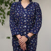 BLUE BLOSSOM SUMMER LINEN PJS