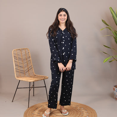 DREAMY HEARTS SUMMER LINEN PJS